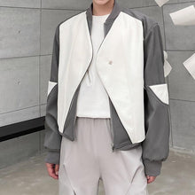 Load image into Gallery viewer, Paneled Baseball Collar Jacket