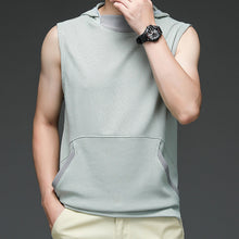 Load image into Gallery viewer, Summer Hooded Sleeveless Sports Tank Top
