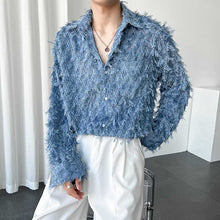 Load image into Gallery viewer, Fringe Transparent Stage Long Sleeve Shirt