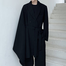 Load image into Gallery viewer, Irregular Cloak Cape Suit Coat