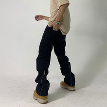 Load image into Gallery viewer, Heel Zip Solid Jeans