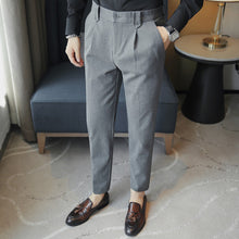 Load image into Gallery viewer, British Casual Slim Suit Pants