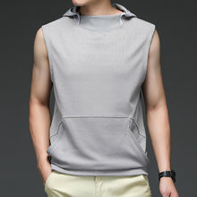 Load image into Gallery viewer, Summer Hooded Sleeveless Sports Tank Top