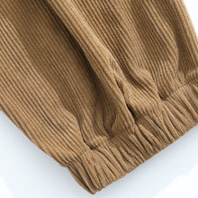 Load image into Gallery viewer, Elastic Waist Corduroy Casual Pants