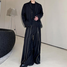 Load image into Gallery viewer, Mesh Panel Long Sleeve Blazer