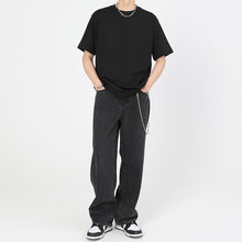 Load image into Gallery viewer, Simple Solid Color Cotton Slim Fit Short Sleeve T-Shirt