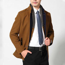 Load image into Gallery viewer, Stand Collar Slim Coat