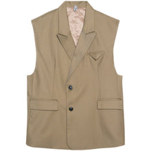 Load image into Gallery viewer, Raw-Edge Deconstructed Suit Vest