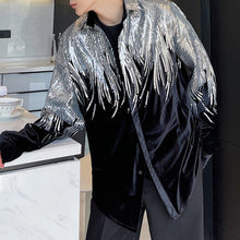 Load image into Gallery viewer, Embroidered Sequin Shirt