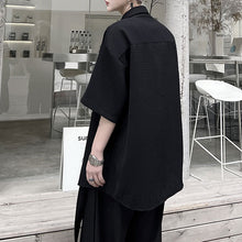 Load image into Gallery viewer, Tie Waffle Short Sleeve Shirt