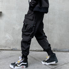 Load image into Gallery viewer, Techwear Casual Elastic Waist Cargo Pants
