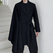 Load image into Gallery viewer, Irregular Cloak Cape Suit Coat