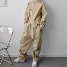 Load image into Gallery viewer, Japanese Retro Big Pocket Jumpsuit