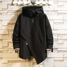 Load image into Gallery viewer, Hooded Irregular Hem Jacket