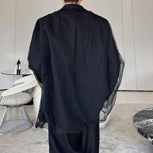 Load image into Gallery viewer, Mesh Panel Long Sleeve Blazer