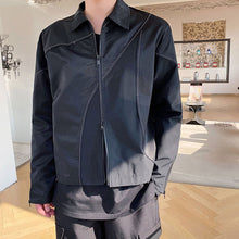 Load image into Gallery viewer, Irregular Stitching Casual Lapel Jacket