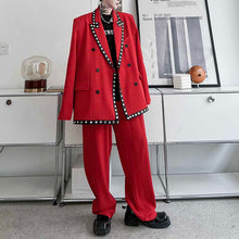 Load image into Gallery viewer, Polka Dot Casual Blazer And Pants Suits