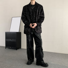 Load image into Gallery viewer, Loose Sequined Casual Plus Size Blazer