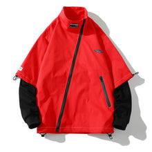 Load image into Gallery viewer, Outdoor Stand Collar Fake Two Piece Jacket