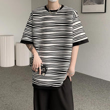 Load image into Gallery viewer, Wavy Textured Short Sleeve T-Shirt