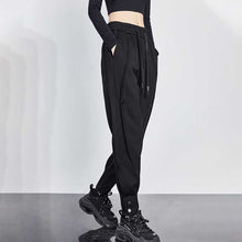 Load image into Gallery viewer, Elastic Waist Drawstring Harem Pants