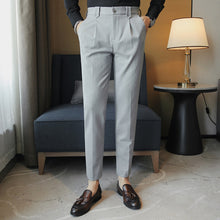 Load image into Gallery viewer, British Casual Slim Suit Pants