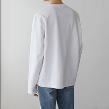 Load image into Gallery viewer, Solid Color Long Sleeve Casual T-Shirt