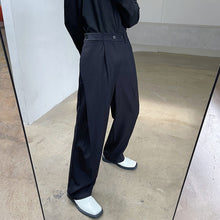 Load image into Gallery viewer, Irregular Diagonal Drape Suit Pants