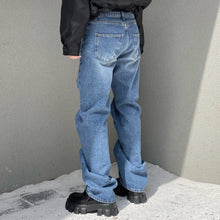 Load image into Gallery viewer, Irregular Twisted Wide-Leg Jeans