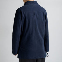 Load image into Gallery viewer, Cotton Linen Diagonal Tang Suit Top