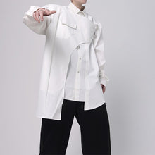 Load image into Gallery viewer, Structured Shoulder Pads Long Sleeve Shirt