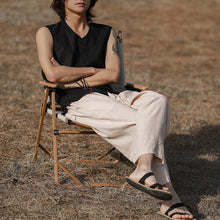 Load image into Gallery viewer, Summer Linen Loose Cropped Pants