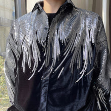 Load image into Gallery viewer, Embroidered Sequin Shirt