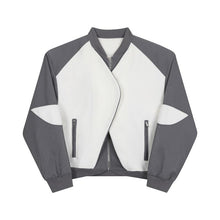Load image into Gallery viewer, Paneled Baseball Collar Jacket