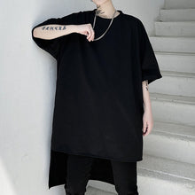 Load image into Gallery viewer, Irregular Mid-length Front Short Back Long T-shirt