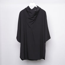 Load image into Gallery viewer, Simple Loose Pile Collar Short Sleeve T-Shirt