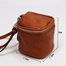 Load image into Gallery viewer, Retro Leather Square Coin Purse