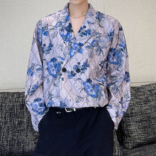 Load image into Gallery viewer, Floral Print Long-sleeve Shirt