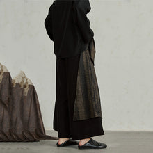 Load image into Gallery viewer, Irregular Patchwork Long-sleeved Shirt Multi-piece Wide-leg Pants Suit