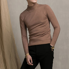 Load image into Gallery viewer, Half High Neck Slim-fit Sweater