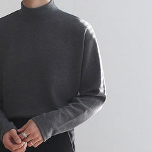 Load image into Gallery viewer, Winter High Neck Long Sleeve T-shirt