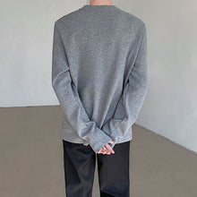Load image into Gallery viewer, U-neck Waffle Casual Loose Bottoming Shirt
