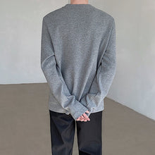 Load image into Gallery viewer, U-neck Waffle Casual Loose Bottoming Shirt