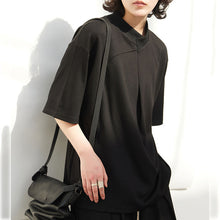 Load image into Gallery viewer, Cross Thread Neck Short Sleeve T-Shirt