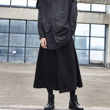 Load image into Gallery viewer, Casual Wide Leg Culottes Hakama Pants