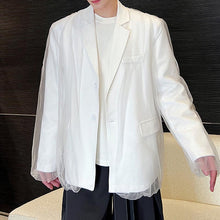 Load image into Gallery viewer, Mesh Panel Long Sleeve Blazer