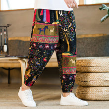 Load image into Gallery viewer, Vintage Print Harem Pants