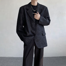 Load image into Gallery viewer, Patterned Textured Notch Lapel Casual Blazer