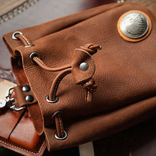 Load image into Gallery viewer, Vintage Leather Pouch Bag