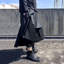 Load image into Gallery viewer, Black Wide-leg Hakama